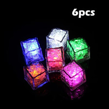 6/12PCS Baby Bath Bathtub LED Light up Toys Colorful Waterproof Glowing Bath Toy