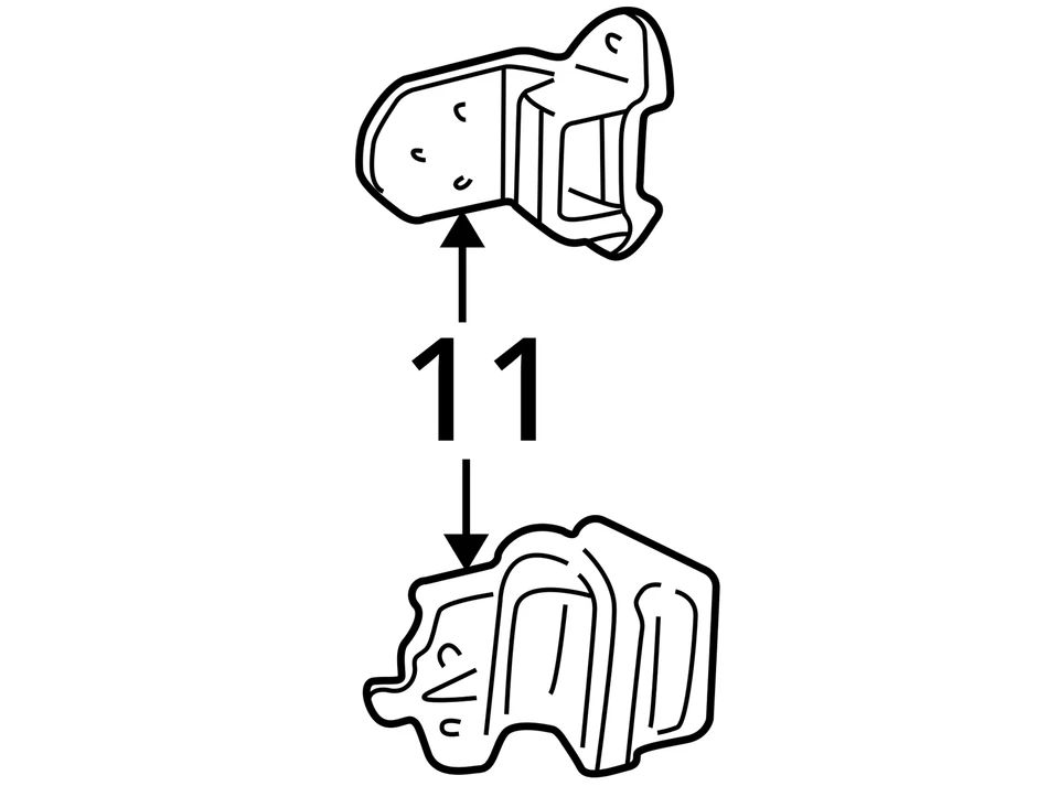 Se adapta a Dodge Ram 2500 Van Ram 1500 1998-2003 furgoneta bisagra de puerta 55346955 - nuevo OEM Foto 4 de 4