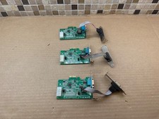 LOT OF 3 StarTech 2-Port RS-232 PEX2S953LP Serial PCI Express Adapter Card