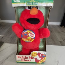 Original VINTAGE 1996 TICKLE ME ELMO SESAME STREET BY TYCO - NEW IN BOX