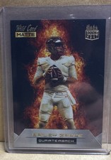 2022 Wild Card MATTE - Rookie Heat Bailey Zappe #RH-3 Black-Orange Flames (RC)