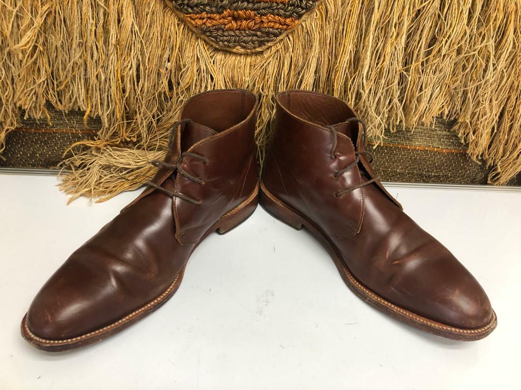 Crosby Square Mens Size 44 /11 Brown Leather Oxfords Dress  display picture 3