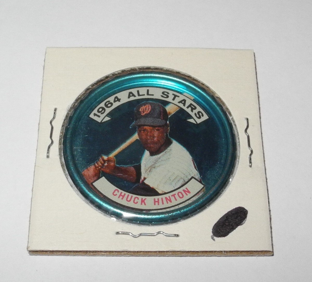 1964 Topps Baseball Coin Pin 162 Chuck Hinton Washington Senators