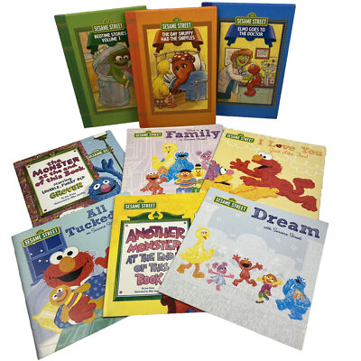 Sesame Street Bundle 9 Illustrated Children s Story Books Elmo Big Bird Grover