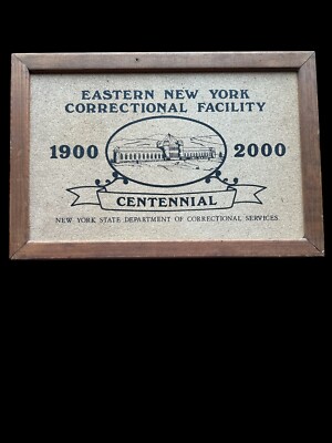Vintage Prison Cork Board Eastern NY Correctional Facility Centennial Ellenville
