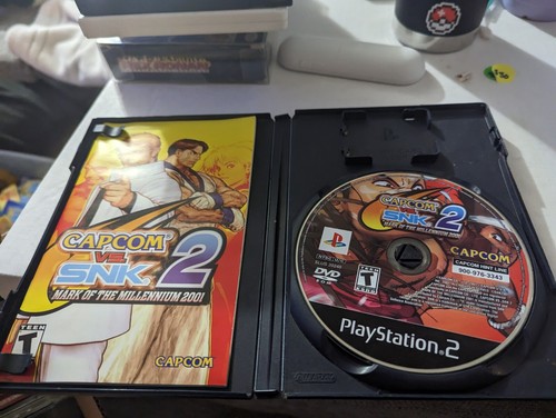 Sony PlayStation 2 PS2 CIB Complete Capcom vs. SNK 2 Water Damaged - Picture 3 of 5