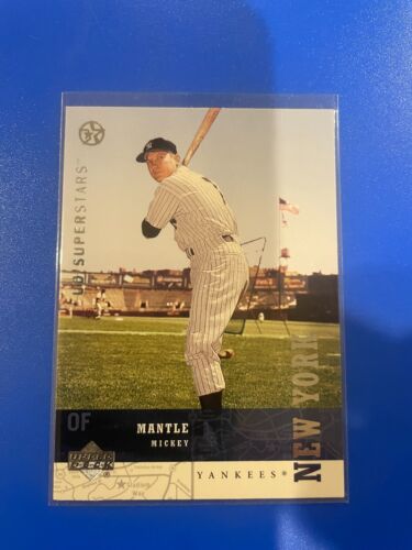 2002-03 Oberdeck UD Superstars Mickey Mantle #152 HOF {28A3}