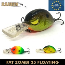 RAIDEN FAT ZOMBI 35 FLOATING 35F NATURAL SERIES FISHING CRANK HARD BAIT LURE