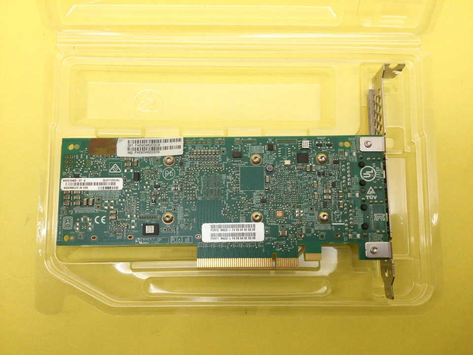 QL41112HLRJ QL41112 QLogic DUAL PORT 10GBE RJ-45 PCIE ADAPTER with long bracket - Image 2 of 3