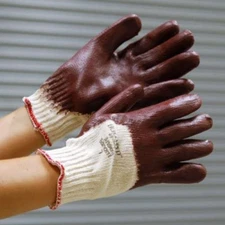 Ansell 48-300 BullHyd Nitrile Work Gloves, Size 10 (12 ct) NEW