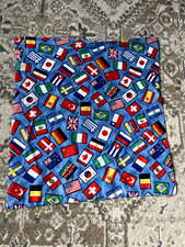 Around the World Flags Garment/Handkerchief Vintage