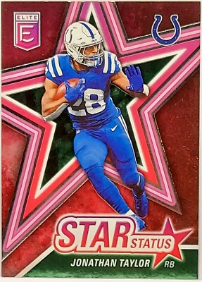 2022 Panini Donruss Elite Star Status Green Parallel Jonathan Taylor COLTS