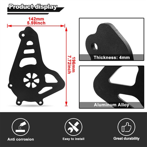 Fit For Husqvarna Svartpilen 401/250 2018-2023 Front Sprocket Chain Cover Black - Picture 4 of 11