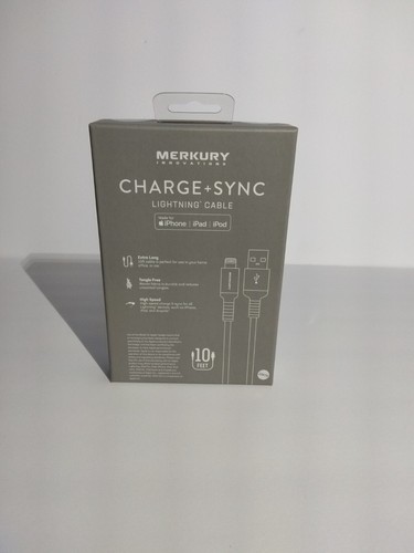 Charging cable USB C Merkury Charge Sync Lighting Cable 10ft - Picture 16 of 23