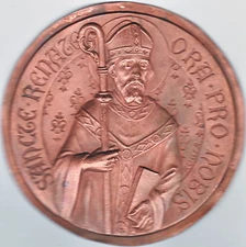 Sancte Renate Ora-Pro-Nobis, Medallion Large Module 100 Mm Uni-Face