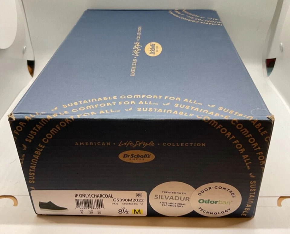 Zapatos para mujer Dr. Scholls 8,5 M carbón cuña oculta si solo zapatillas sin cordones Foto 2 de 4