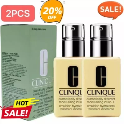 2 Packs 125ml Clinique - Dramatically Different Moisturizing Lotion with Pump