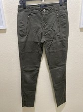 Size 4 Banana Republic Women  s Cargo Skinny Olive Pant Zipper Ankle