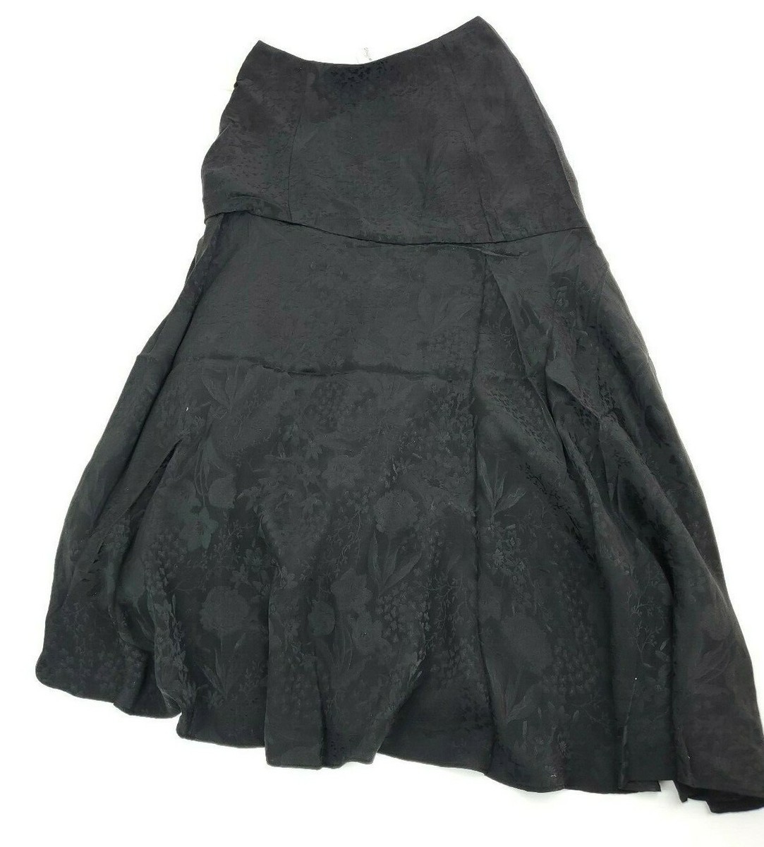 Aritzia Le Fou Wilfred Tango 100% Silk Tulip Skirt Size 4 Black