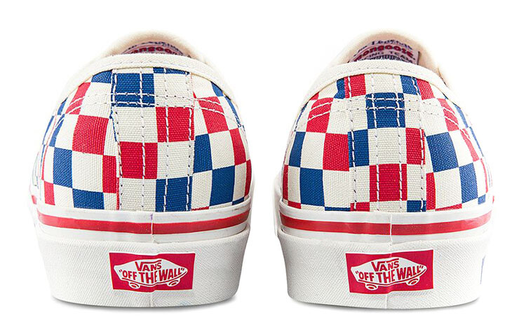 VANS Authentic 44 DX xOur Legends Mongoose - Red Blue Checkerboard
