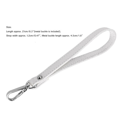 Correa de muñeca de repuesto de cuero genuino para billetera cartera sin asas muñeca 21 cm - Imagen 25 de 40