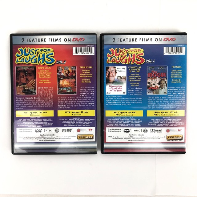 Just For Laughs Vol 1 & 2 (DVD, Movie's, Comedy, Double Feature, 2004) eBay