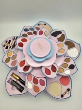 MISS ROSE Multi-Functional Flower Rotating Makeup Set - Pink Plum Blossom