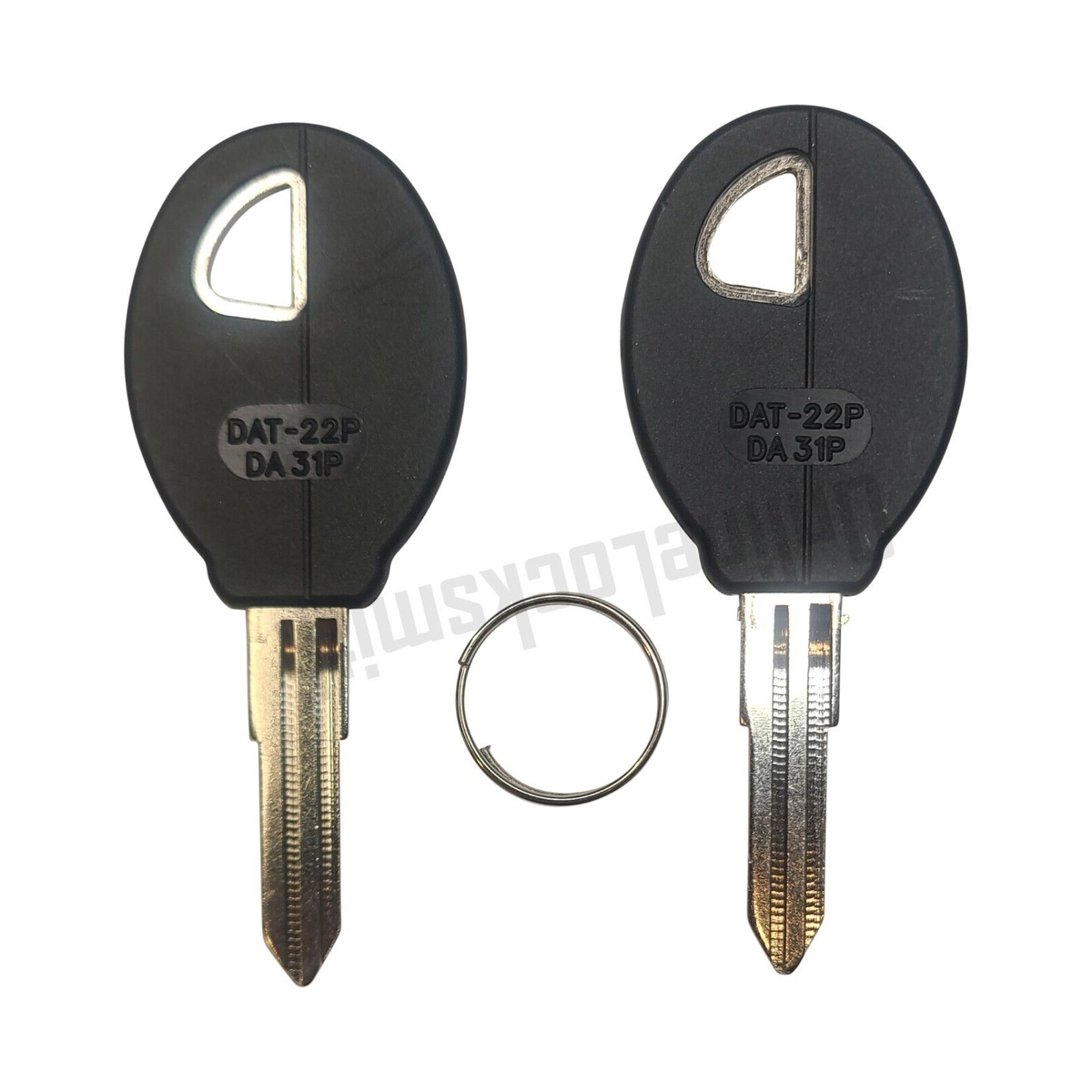 2x New Replacement Uncut Blade Key Blank For Nissan Infiniti