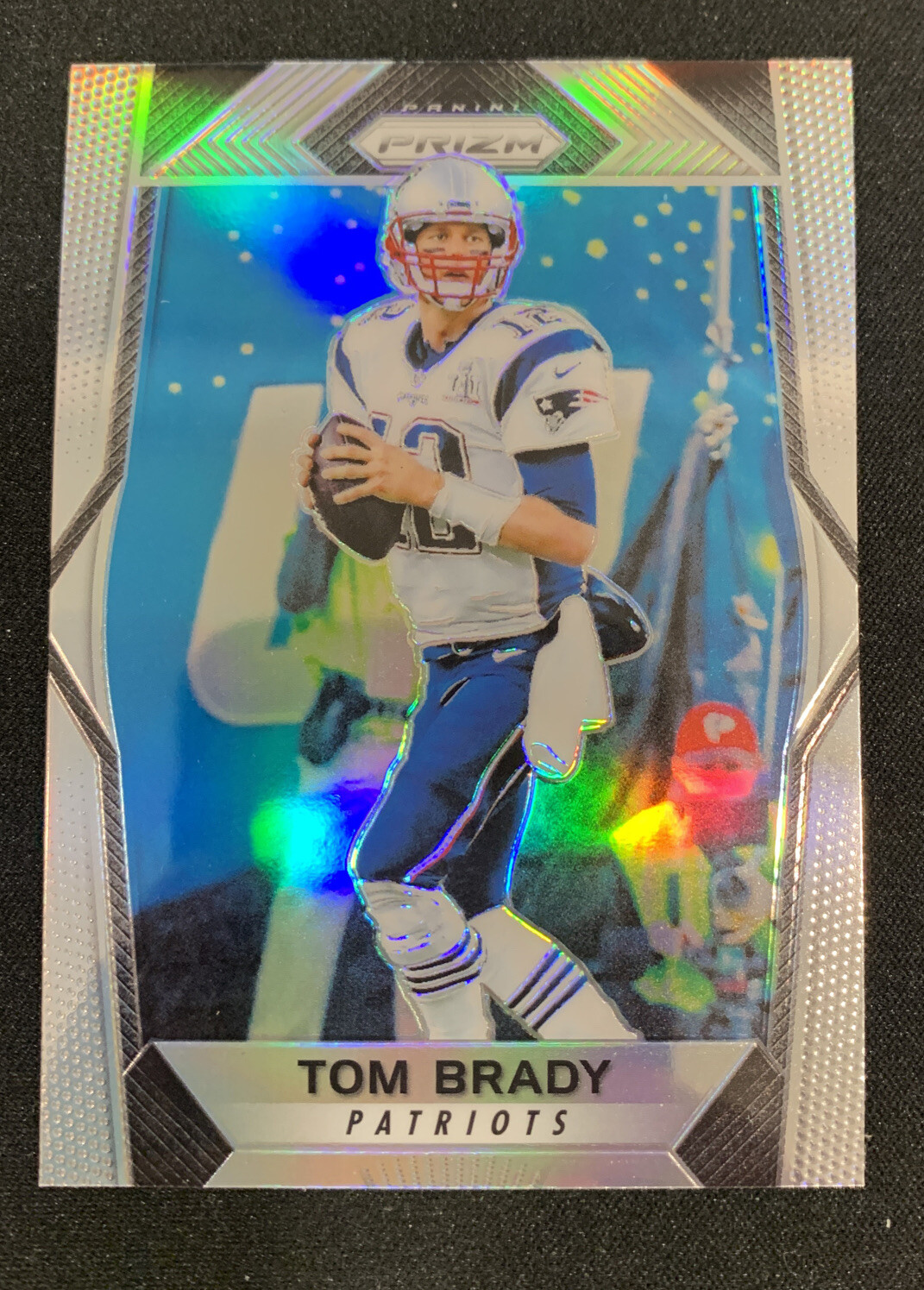 2017 Panini Prizm Tom Brady #33 SP Silver Prizm Holo New England Patriots