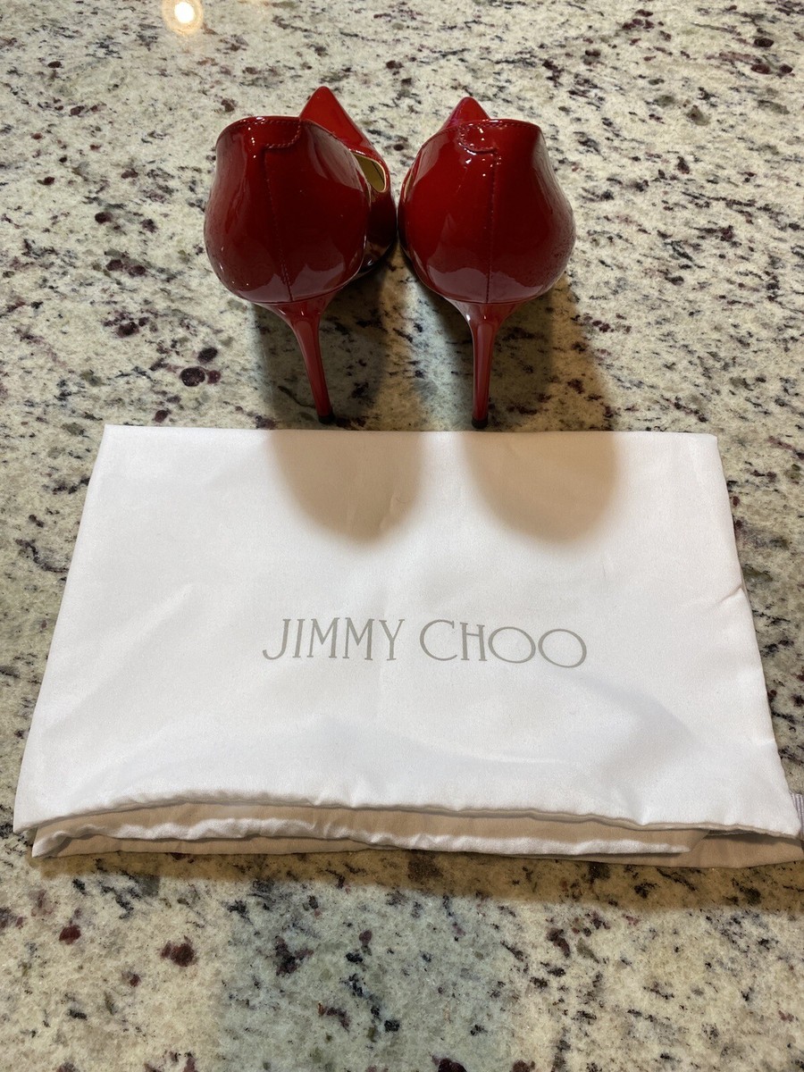 JIMMY CHOO RED HEELS 👠 | eBay