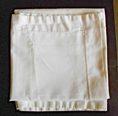 Taie D'oreiller Vintage En Coton Blanc, 66x68 Cm, Broderie Tout Autour