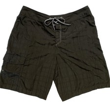 Columbia Mens Omni Shield Advanced Repellency Black Board Shorts Sz 38