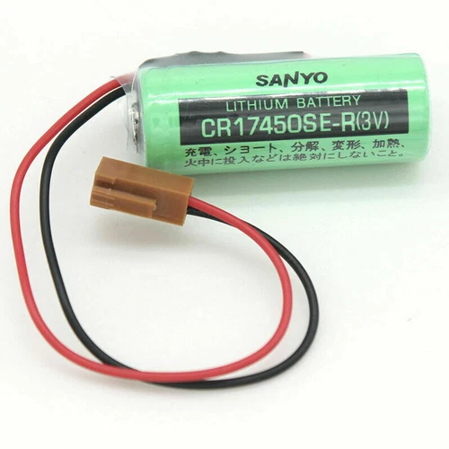 CR17450SE-R 3V 2500mah Akumulator PLC do systemu CNC FANUC A98L-0031-0012 + wtyczka DE - Zdjęcie 6 z 16