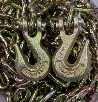 5/16'' X 10'20'30' 40' 50' Heavy Duty Tow Chain Automotive Truck Towing Log Chain