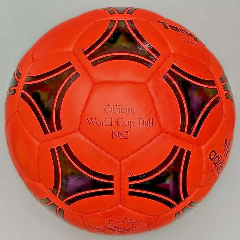 Orange Leather Adidas Tango Espana FIFA World Cup 1982 Orange Leather Adidas Tango Espana FIFA World Cup 1982
