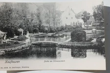 33728 AK Kaufbeuren Party At The Swan Pond Around 1900
