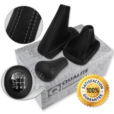 OEM SCHALTKNAUF SCHALTMANSCHETTE SCHALTSACK HANDBREMSSACK FÜR BMW 3er E46 6-GANG