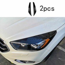 For Ford Escape Kuga Black Front Headlight Eyebrows Eyelids Cover Trim 2017-2019 For Ford Escape Kuga Black Front Headlight Eyebrows Eyelids Cover Trim 2017-2019