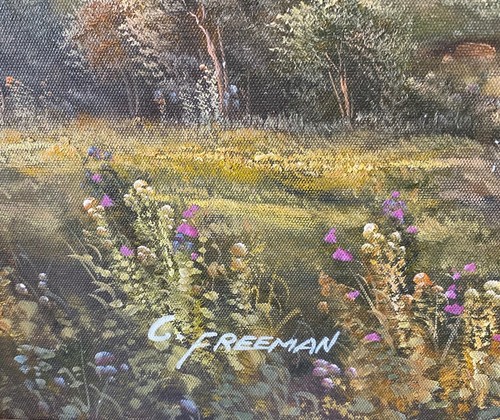 Southern Trail by C. Freeman - Oil Painting - Picture 2 of 2