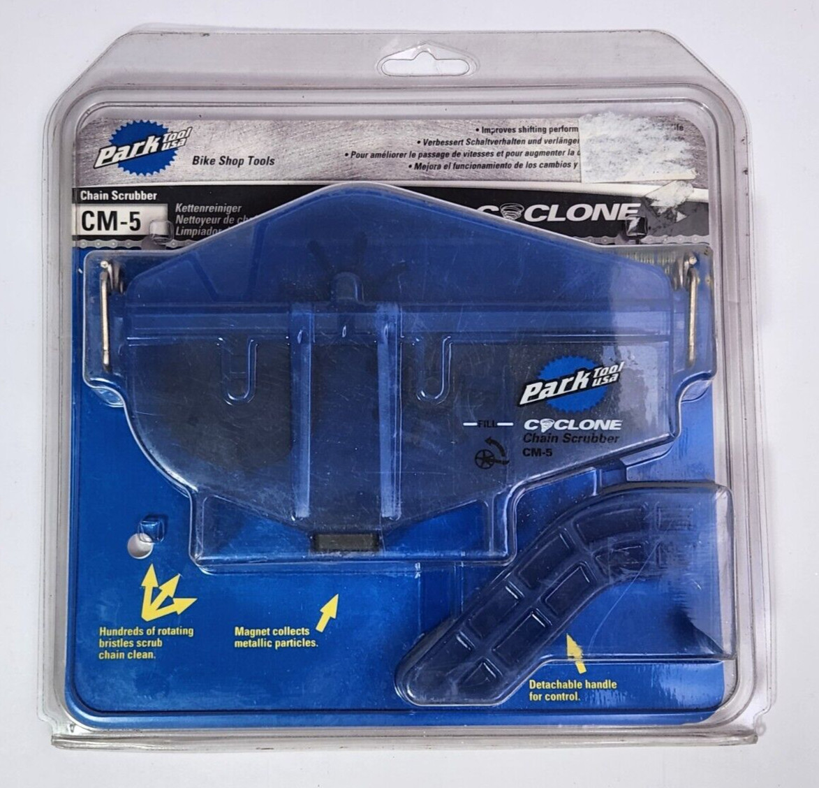 Park Tool CM-5.3 Cyclone Chain Scrubber Bike Chain Cleaner Drivetrain Degreaser