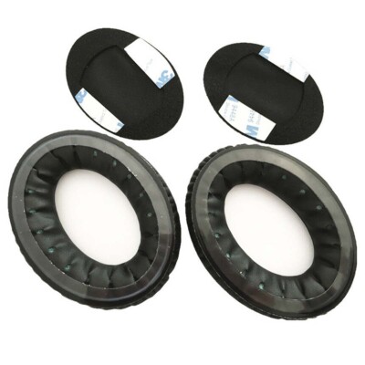 Coussinets D'oreille En Cuir Remplacement Pour Casque Bose AE, Triport TP-1 / TP-1A - Noir - Neuf