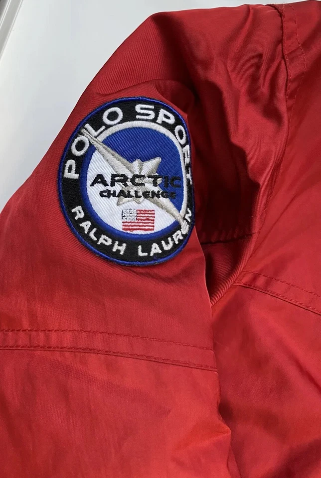 Polo Sport Ralph Lauren Arctic Challenge Down Puffer Fur Hood Parka / Medium - Image 4 of 4