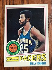 1977-78 TOPPS BASKETBALL BILLY KNIGHT CARD-EX TO NR-MINT -MAR305