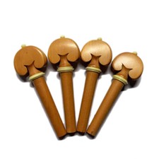 4/4 Violin Boxwood Pegs Peg fit Full Size Ball Insert Ring Collar