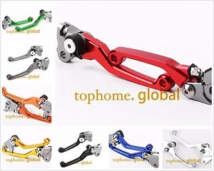 NiceCNC Brake & Clutch Levers – Red Anodized Aluminum For Honda CR125R/250R 1979-1983, CR80R, CR450R/480R