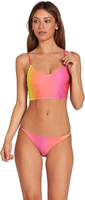 Volcom 283538 I Dip U Dip Crop Top Multi, Size  SM