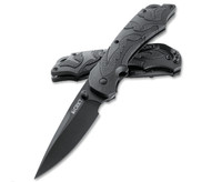 Crkt Moxie Knife 3.29 8cr14mov S. Steel Blade & Black Double Density Handle Crkt Moxie Knife 3.29 8cr14mov S. Steel Blade & Black Double Density Handle