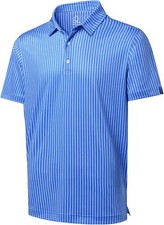 Mens Golf Polo Shirt Quick Dry Short Sleeve Performance UPF 40 Athletic Fit