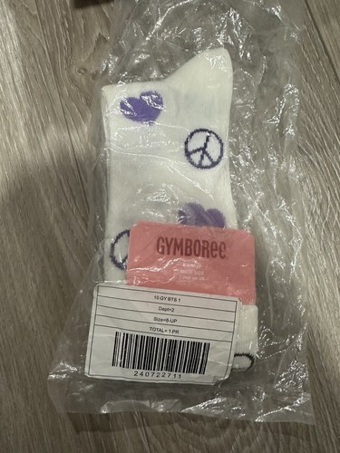 Gymboree Cowgirls At Heart Peace Knee Hi Socks Sz 8 & Up NWT - Picture 2 of 2