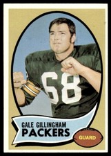 1970 Topps Gale Gillingham Rookie Green Bay Packers #131